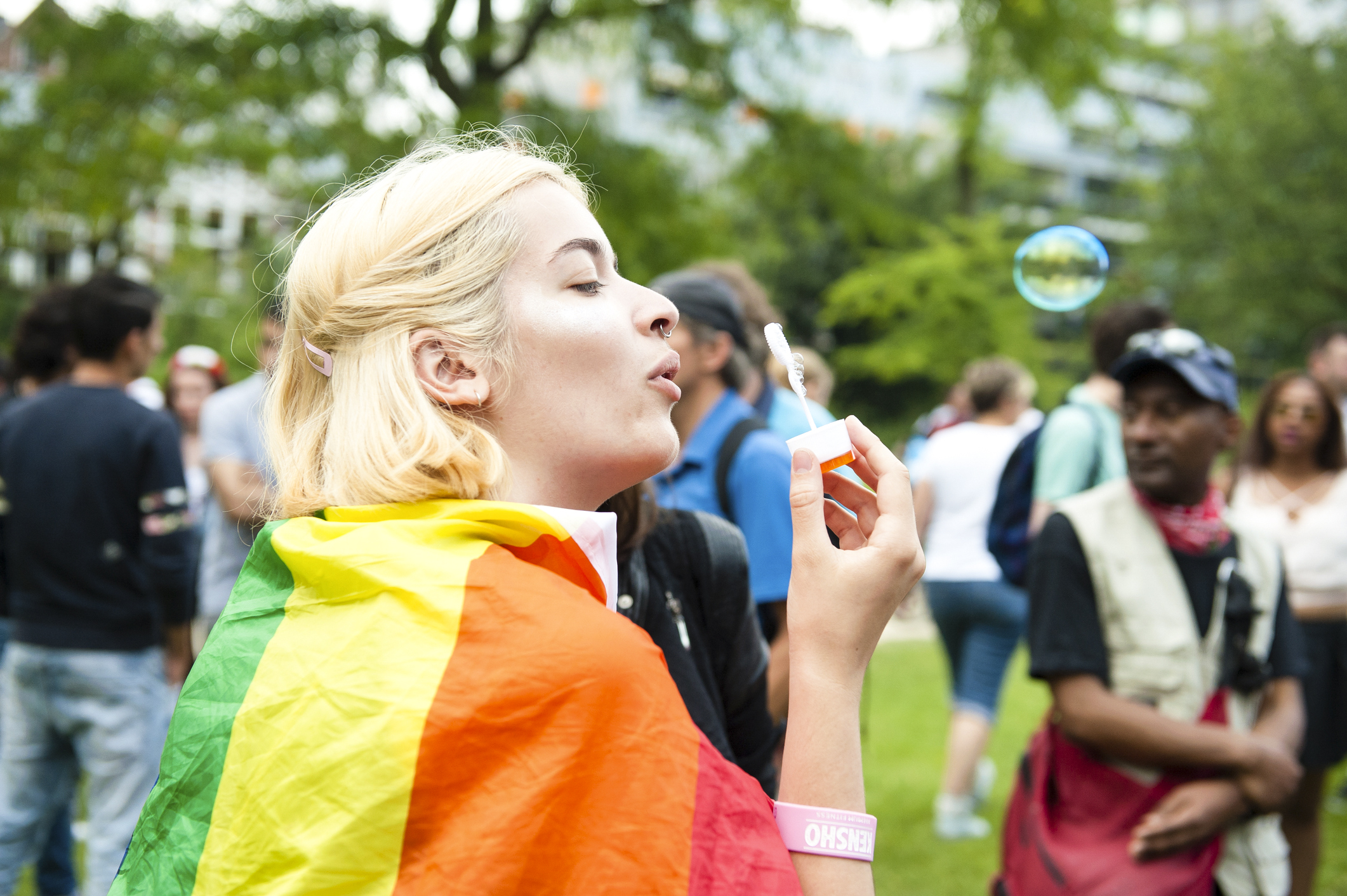 Study abroad in the Netherlands to learn about Dutch culture and their progressive approach to LGBTQ+ rights, women and gender studies, and sex education. Pride Walk in Amsterdam EuroPride